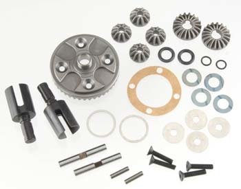 Дифференциал перед/зад RC8 (комплект).  Front or Rear Complete Differential артикул AS89112 