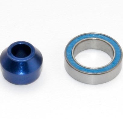 Втулка и подшипник 10x15x4mm [BEARING ADAPTER, 6160-T6 ALUMIN] артикул TRA6893X