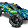 Радиоуправляемая модель машины TRAXXAS Rustler 4X4 VXL 1:10 4WD TSM артикул TRA67076-4-R
