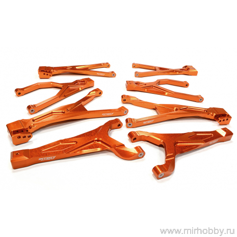 Комплект подвески (оранж) Traxxas 1/10 Summit 4WD артикул C25904ORANGE