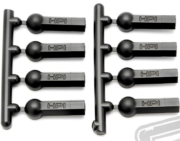 Наконечники шаровых - HEAVY DUTY под шар 4.3мм, длинна 18MM (8 шт.) артикул HPI-A302
