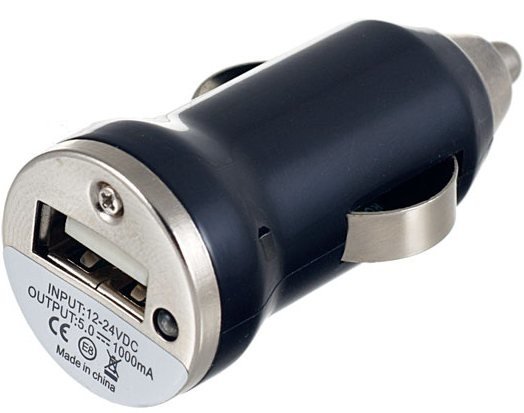 PERFEO Автомобильное зарядное устройство с разъемом USB, 1 Ампер, цвет-чёрный (артикул I4608)