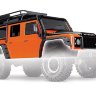 Кузов Land Rover Defender Traxxas TRX-4 (оранжевый, с аксессуарами обвеса) артикул TRA8011A