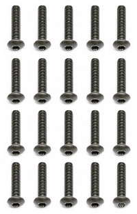 Винты - M3x14mm (Button Head Hex) (20 шт.) артикул AS25187