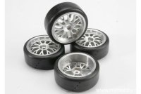 Колеса в сборе TRAXXAS Pro-Trax (Tires, Pro-Trax on-road (medium compound with contoured inserts) (#4872) артикул TRA4873 