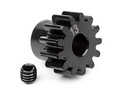 Шестерня ведущая 13T (шаг 1M / на вал 5mm) стальная артикул HPI-100912