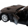 Машина "АВТОПАНОРАМА" BMW Z4 GT3, 1/38, черный, инерция, откр. двери, в/к 17,5*12,5*6,5 см артикул JB1200132