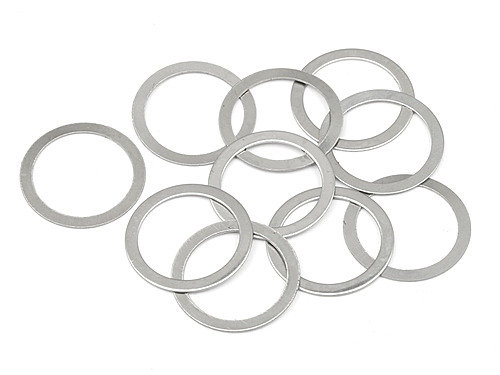 Шайбы регулировочные 14.9x12x0.1mm (10 шт.) Gearbox Spacer Set артикул HPI-101291
