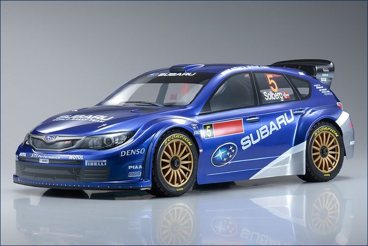 Радиоуправляемая автомодель (ралли) 1:9 GP Subaru Impreza WRC 2008 артикул 31051B