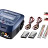 Двухканальное зарядное устройство SkyRC D100 V2 с Bluetooth (11-18V/220V 100W C:10A D:2A) артикул SK-100131-02