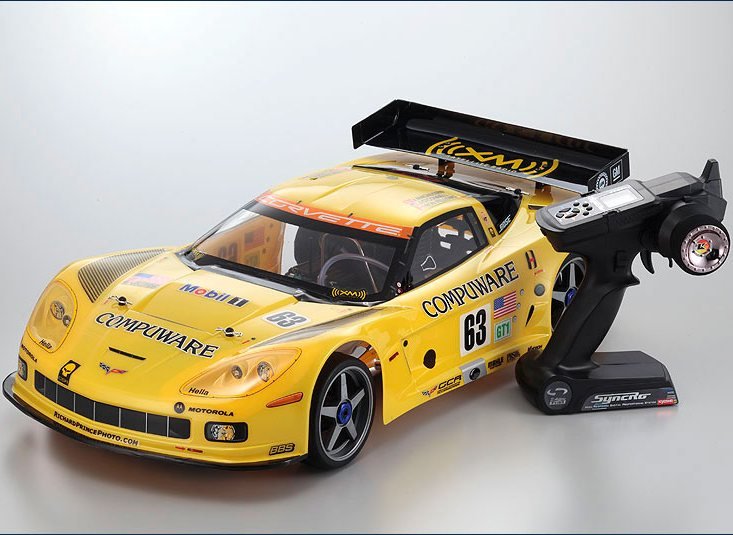 Радиоуправляемая модель On-Road KYOSHO 1/8 GP 4WD Inferno GT2 Corvette RTR артикул 31833B