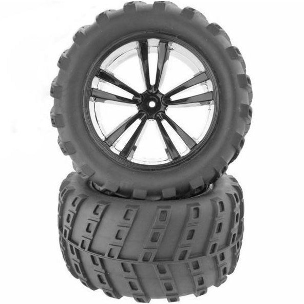 Колеса для монстр-трак 1/10 HEX 12mm (размер 114x57 мм) E10MT (2 шт.) артикул Hi31804B