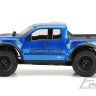 Кузов шорткорс Proline Racing USA 1/10 - 2017 Ford F-150 Raptor "некрашеный" Д526xШ236xВ152 (TRAXXAS Slash 2WD, Slash 4X4, and SC10) артикул PL3461-00