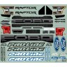 Кузов шорткорс Proline Racing USA 1/10 - 2017 Ford F-150 Raptor "некрашеный" Д526xШ236xВ152 (TRAXXAS Slash 2WD, Slash 4X4, and SC10) артикул PL3461-00