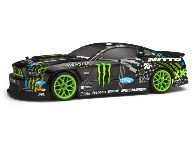 Кузов 1/10 окрашеный - 2013 FORD MUSTANG VAUGHN/MONSTER (200мм) артикул HPI-113085 