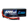 Аккумулятор Li-Po Zeee Power 4s 14.8v~5200mah, 50c, разъём T-Plug (138x47x48mm) артикул zeee-5200-4s-50c-T