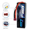 Аккумулятор Li-Po Zeee Power 4s 14.8v~5200mah, 50c, разъём T-Plug (138x47x48mm) артикул zeee-5200-4s-50c-T