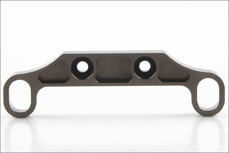 Усиленная пластина крепления осей верхних рычагов подвески (Hard Front Upper Sus. Holder(R/Gunmetal) артикул IFW406 
