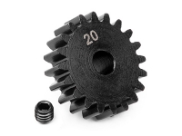 Шестерня ведущая 20T 1.0M (вал 5mm) сталь артикул HPI-100919