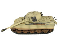 Радиоуправляемый танк Torro King Tiger 1/16 дым (для ИК боя) V3.0 2.4G RTR артикул TR11510-CA-3.0