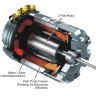 Электродвигатель бесколлекторный 1/10 SkyRC 1/10 Ares Pro Motor 5T (7050KV / 2P Sensered) артикул SK-400003-36