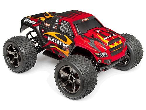 Кузов 1/10 - Bullet MT with Nitro/Flux Decal sheets (Hex) некрашеный артикул HPI-107228