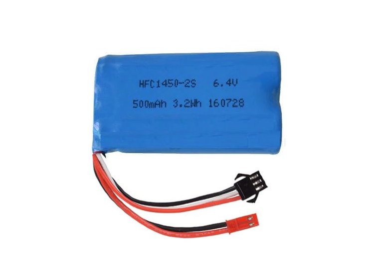Аккумулятор Lithium 18401 battery 6.4V 500mAh SM-3P артикул WLT-18401.0914.001