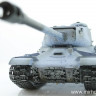 Р/У танк Taigen 1/16 ИС-2 модель 1944, СССР, зимний, (для ИК танк. боя) 2.4G, деревянная коробка артикул TG3928-1S-IR-BOX
