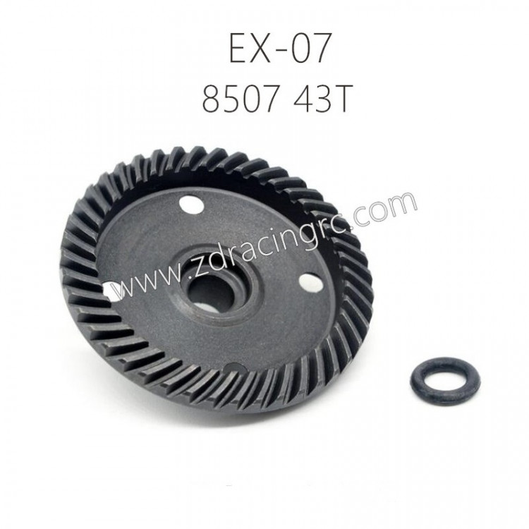 Шестерня редуктора основная 43T ZD RACING Front / Rear Ring Gear (CNC) артикул ZD-8507