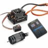 Бесколлекторная бессенсорная система Ezrun COMBO MAX8 (TRX PLUG) для масштаба 1:8 артикул HW-COMBO-MAX8-TRX-PLUG