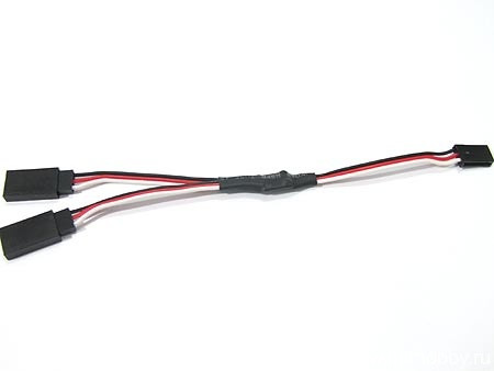 Y-кабель FUTABA для сервоприводов, длина 150 мм, AWG22 артикул FUSE30001