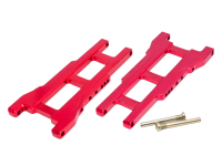 Рычаги передние алюминиевые (красные) для Remo Hobby Mmax, EX3, 1/10 артикул A2305-RED
