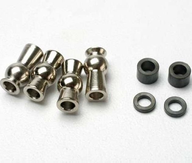 Hollow ball, tall centered (2)/ tall offset hollow ball (2)/ bump steer adjustment shims; 3.5mm (2) артикул TRA5355