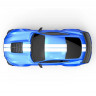 Радиоуправляемая автомодель MJX Hyper Go 10306 Ford Mustang GT500 Brushless 4WD 2.4G LED 1/10, RTR артикул MJX-10306(DC)
