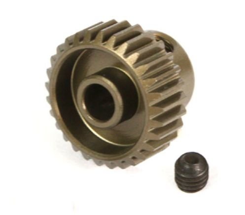 Шестерня ведомая - ПИНЬОН 64P Алюм. - 30T [ Aluminum 7075 Hard Coated Motor Gear/Pinions 64 Pitch 30 Teeth ] артикул MG-64030