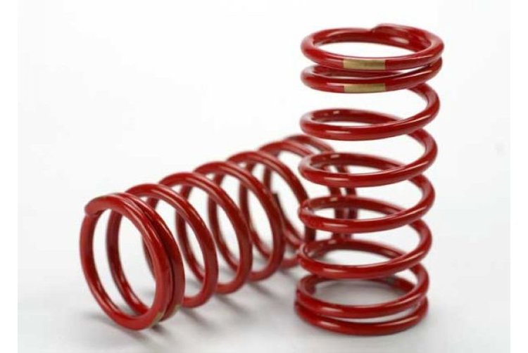 Пружины TRAXXAS Spring, shock (red) (GTR) (4.1 rate tan) артикул TRA5440