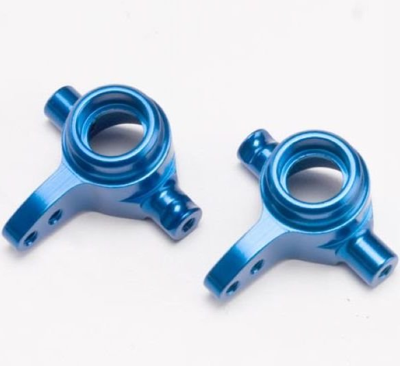 Передние поворотные кулаки TRAXXAS запчасти Steering blocks, 6061-T6 aluminum, left & right (blue-anodized) артикул TRA6837X