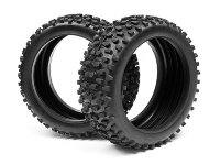 Шины+вставки 1/8 - TRACKER 2шт (TRACKER 1:8TH SCALE BUGGY TYRE W/INSERT PR) артикул MV29019