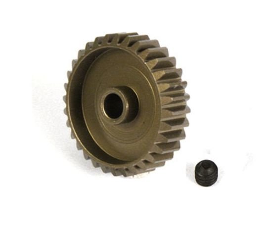 Шестерня ведомая - ПИНЬОН 64P Алюм. - 32T [ Aluminum 7075 Hard Coated Motor Gear/Pinions 64 Pitch 32 Teeth ] артикул MG-64032