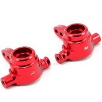 Передние поворотные кулаки TRAXXAS запчасти Steering blocks, 6061-T6 aluminum, left &amp; right ( red-anodized) артикул TRA6837R