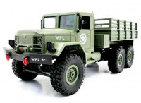 Радиоуправляемая машина WPL военный грузовик, зеленый (KIT - НАБОР ДЛЯ СБОРКИ) 6WD, 2.4G, масштаб 1/16 артикул B-16KM-G