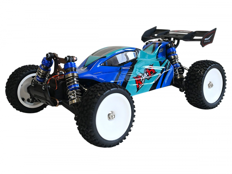 Радиоуправляемая багги Remo Hobby Brushless (синий) 4WD 2.4G 1/14 RTR артикул RH1455-BLUE