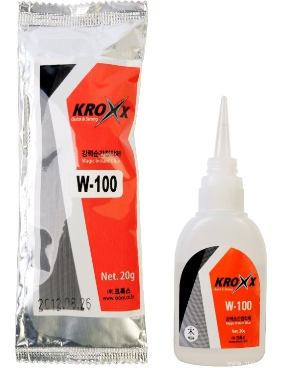 Клей (циакрин) Kroxx W-100 (50 мл.) артикул KROXX-W100-50