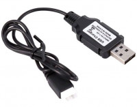 USB зарядное устройство 6.4В 600мА (черный разъем, для автомоделей 1/18 WLtoys 18401, 18402, 18403, 18404, 18405 и 18409) артикул WLT-18401.0925.002