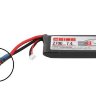 Аккумулятор Team Orion Batteries Li-Po 7,4В(2S) 2700mah 50C SoftCase Deans plug with LED charge status артикул ORI60165