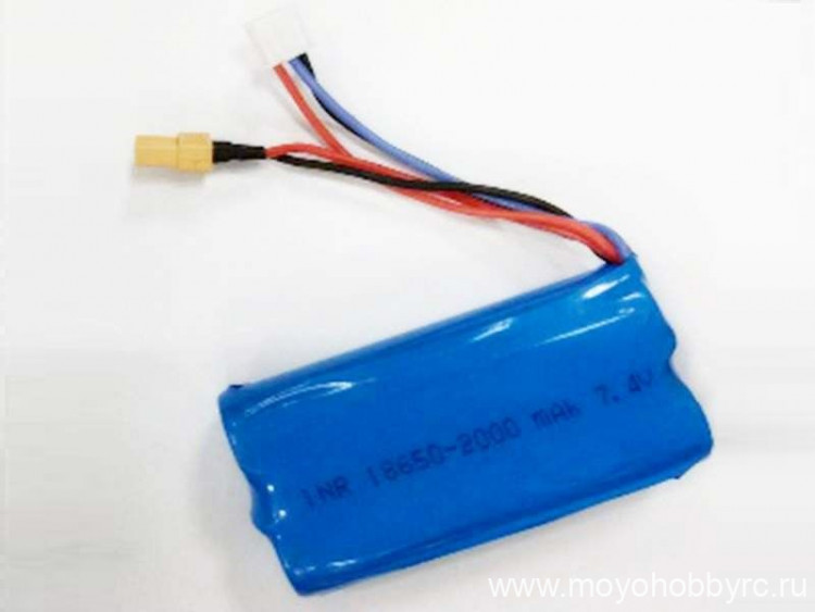 Аккумулятор Li-ion 7.4V ~ 2000mAh, для Huina 1580, 1582, 1583 артикул HNB-80068