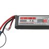 Аккумулятор Team Orion Batteries Li-Po 7,4В(2S) 4000mah 50C SoftCase Deans plug with LED charge status артикул ORI60183