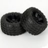 Колеса в сборе 1/10 - Proline Racing USA (Dirt Hawg 2.8" All Terrain Tires Mounted on Desperado Black Rear Wheels (2 шт.)) артикул PL1175-13