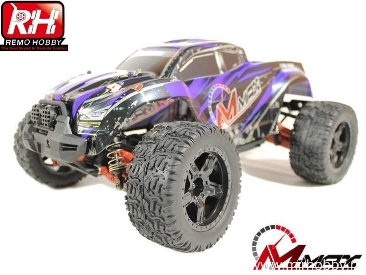 Радиоуправляемый монстр-трак 1/10 RTR Remo Hobby MMAX UPGRADE, 4WD, 2.4G (с коллекторным электродвигателем) артикул RH1031UPG-BLUE