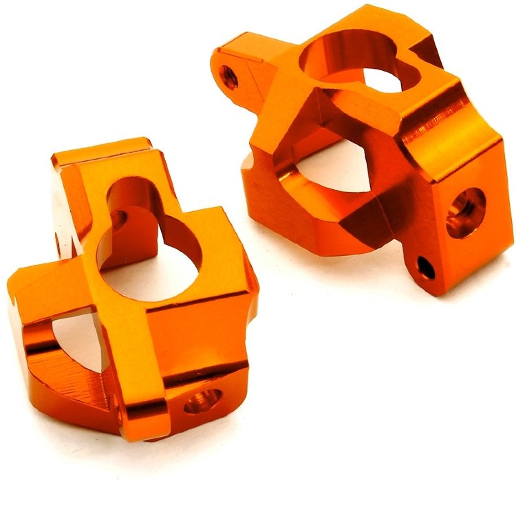Держатели поворотных кулаков, (оранж.) для HPI 1/10 Bullet MT & Bullet ST артикул T8700ORANGE